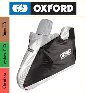 Oxford Scooter Aquatex Outdoor Raincover For Bikes With a Topbox
