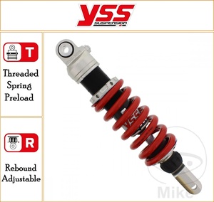 YSS 305 mm Standard Rear Mono Emulsion Gas Shock Top Line