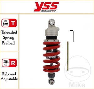 YSS 275 mm Standard Rear Mono Emulsion Gas Shock Top Line