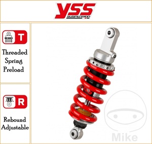 YSS 300 mm 20 mm Lower Rear Mono Emulsion Gas Shock Top Line