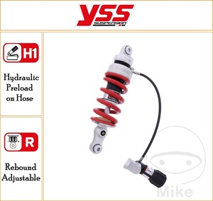 YSS 305 mm Standard Rear Mono Emulsion Gas Shock Top Line