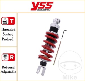 YSS 305 mm Standard Rear Mono Emulsion Gas Shock Top Line