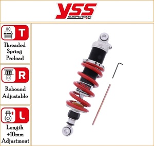 YSS 320 mm Standard Rear Mono Emulsion Gas Shock Top Line