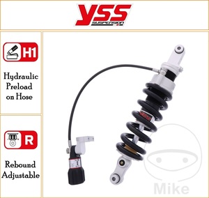 YSS 400 mm Standard Rear Mono Emulsion Gas Shock Top Line