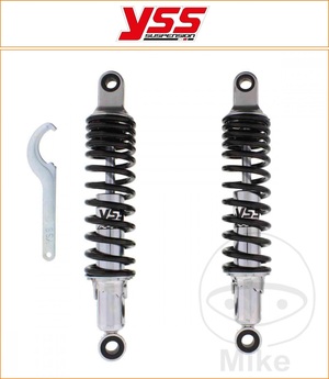 YSS 320 mm Standard Rear Twin Double Tube Hydraulic Shock