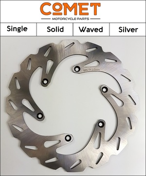 Front Comet LW Series Wavy Stainless Brake Disc