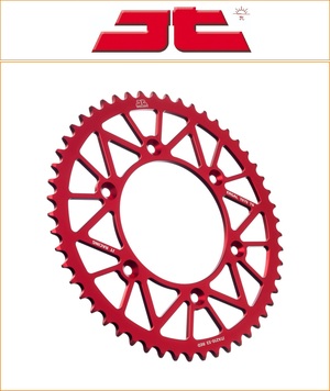JT 53 Tooth Red Racelite Rear Sprocket