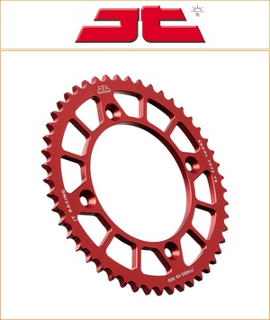 JT 49 Tooth Red Racelite Rear Sprocket