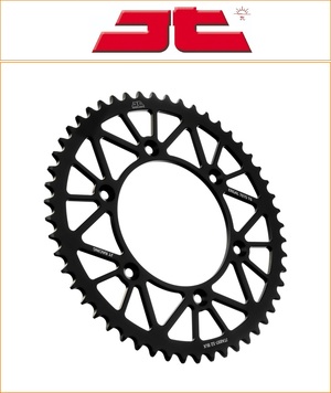 JT 52 Tooth Black Racelite Rear Sprocket