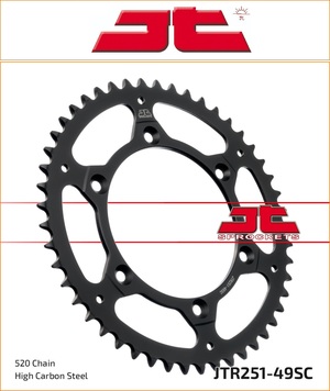 JT 49 Tooth Rear Sprocket