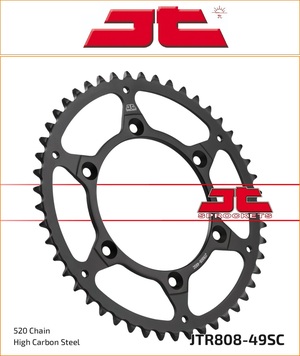 JT 49 Tooth Rear Sprocket