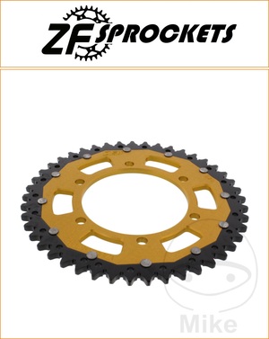 ZF 45 Tooth Gold Dual Rear Sprocket