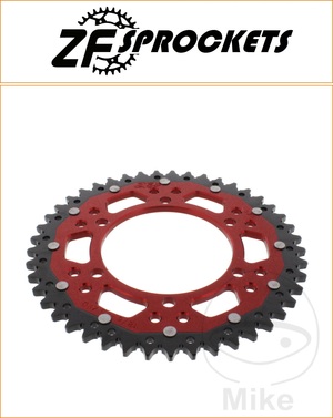 ZF 45 Tooth Red Dual Rear Sprocket