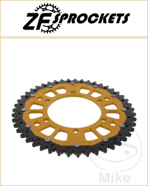 ZF 47 Tooth Gold Dual Rear Sprocket