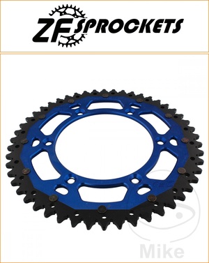 ZF 50 Tooth Blue Dual Rear Sprocket