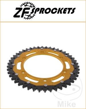 ZF 46 Tooth Gold Dual Rear Sprocket