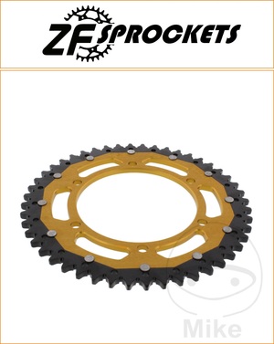 ZF 48 Tooth Gold Dual Rear Sprocket