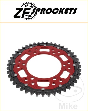 ZF 45 Tooth Red Dual Rear Sprocket