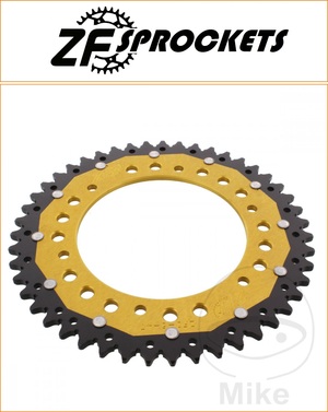 ZF 47 Tooth Gold Dual Rear Sprocket