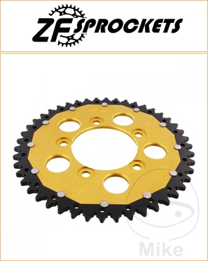 ZF 46 Tooth Gold Dual Rear Sprocket