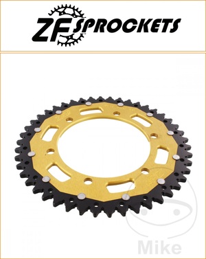 ZF 46 Tooth Gold Dual Rear Sprocket