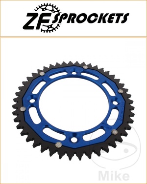 ZF 46 Tooth Blue Dual Rear Sprocket