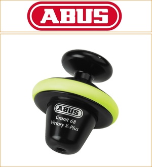 ABUS GRANIT Victory XPlus 68 Black Yellow Full Brake Disc Lock 14mm Locking Bolt