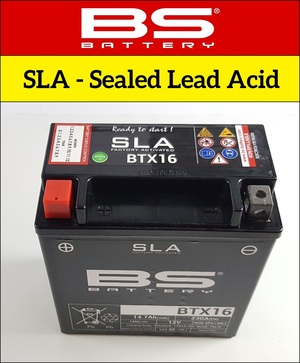 BS Battery SLA 12v Motorcycle Battery