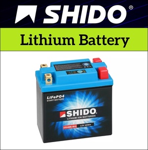 Shido Lithium 12v Motorcycle Battery